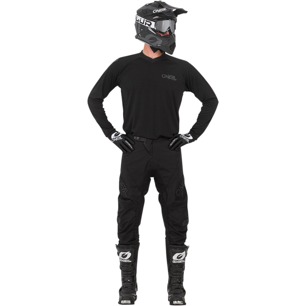 all black motocross gear