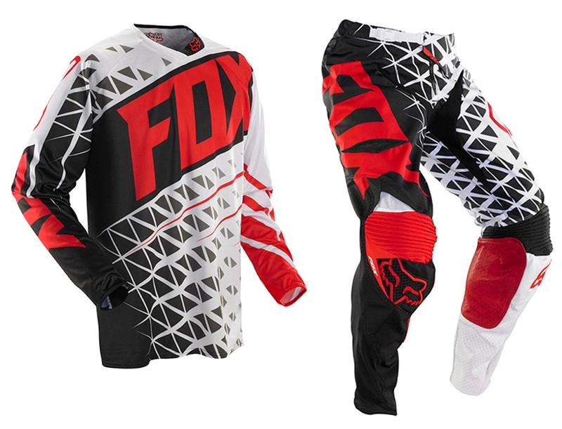 red dirt bike gear