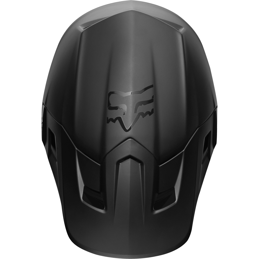 matte black motocross helmet