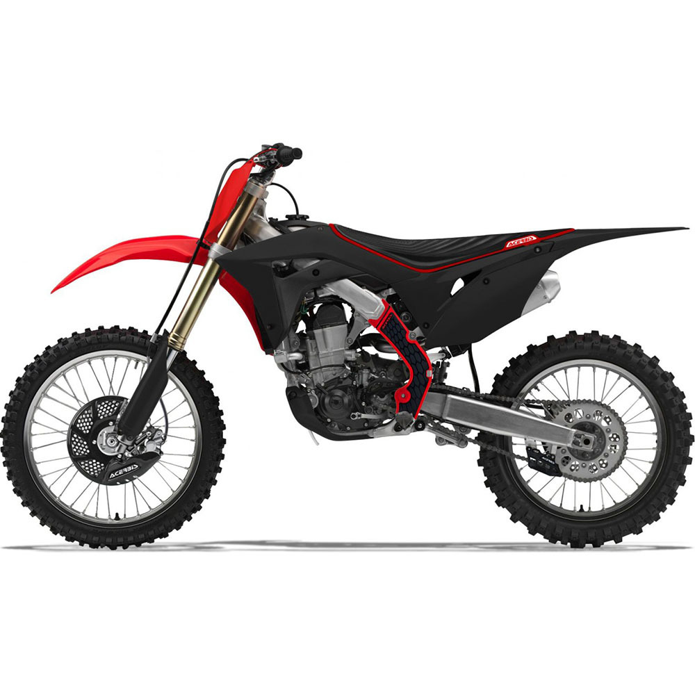 Acerbis Honda CRF450R 17-18 CRF250R 18 Red Black Plastics Kit at