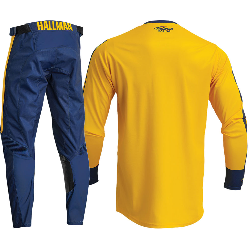 Thor 2024 Hallman Differ Roost Yellow/Navy Gear Set at MXstore