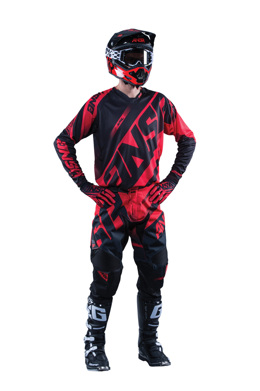 Answer NEW 2016 Mx Alpha ANSR Dirt Bike BMX MTB Red Black Motocross ...