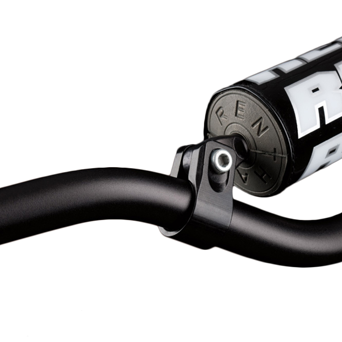 Renthal MX 7 8 Jimmy Button Black Motocross Handle Bars Motorbike ...