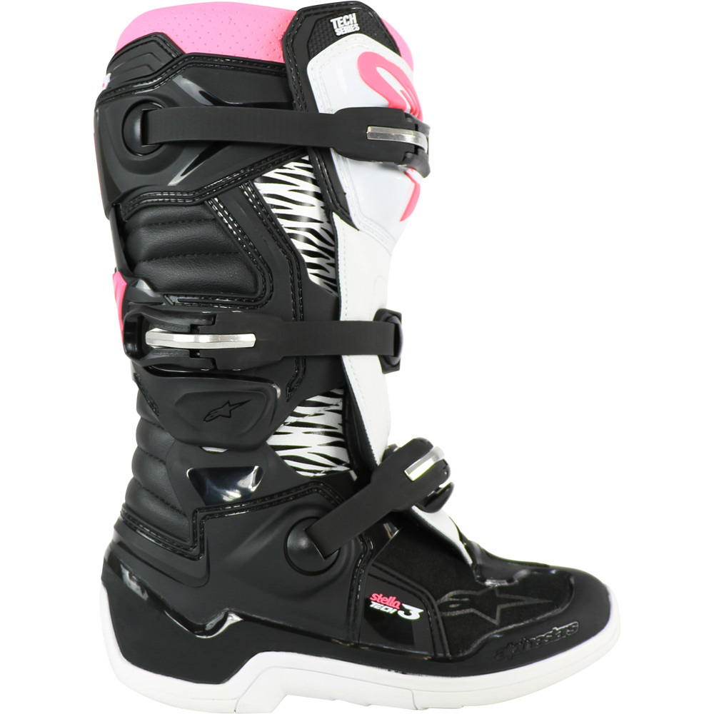 Alpinestars 2019 Tech 3 Stella Black/Fuschia Womens Boots at MXstore