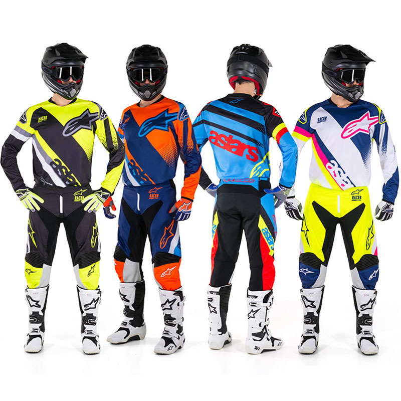 Download Alpinestars NEW Mx 2018 Racer Supermatic Aqua Red Adults Motocross Gear Set | eBay