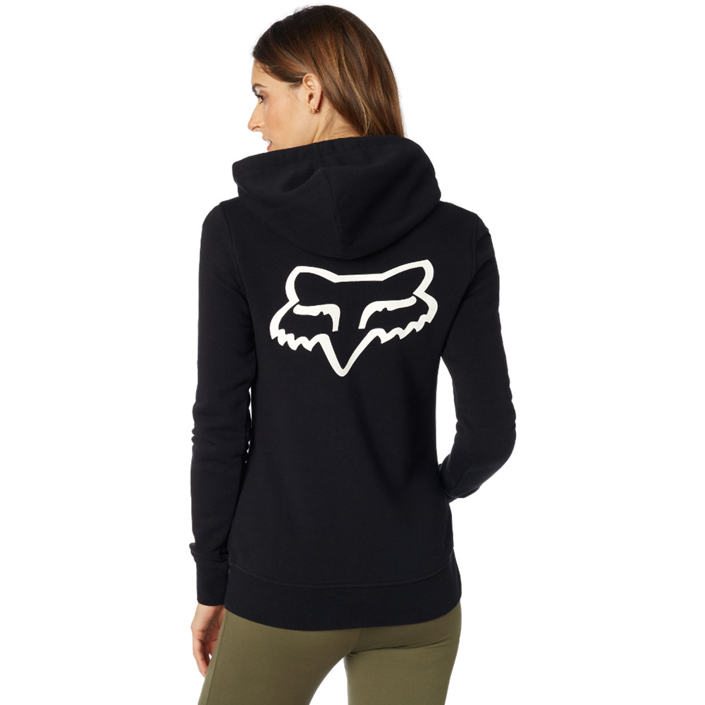 Fox Arch Black Pullover Womens Hoodie at MXstore