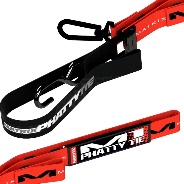 Matrix M1 1.5 Red Phatty Tie Downs at MXstore