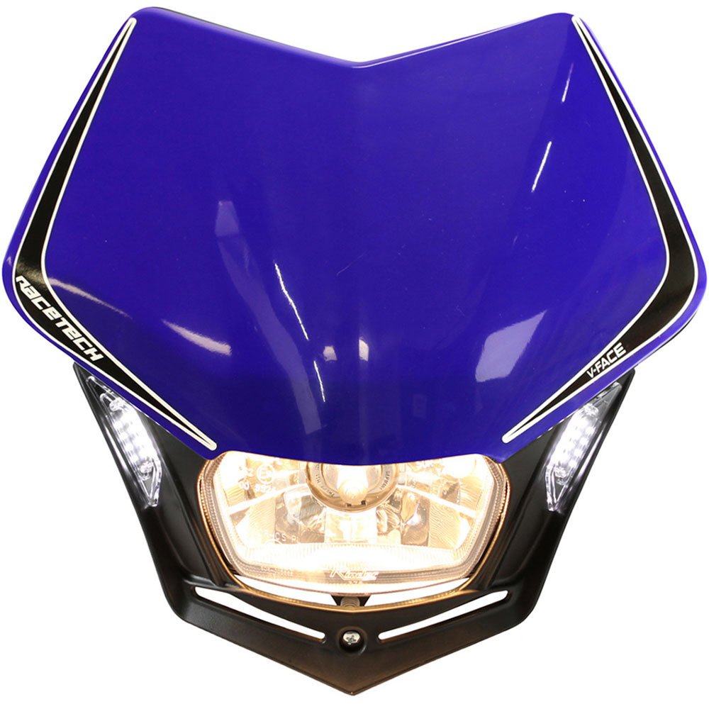 Racetech V-Face LED Blue Headlight at MXstore