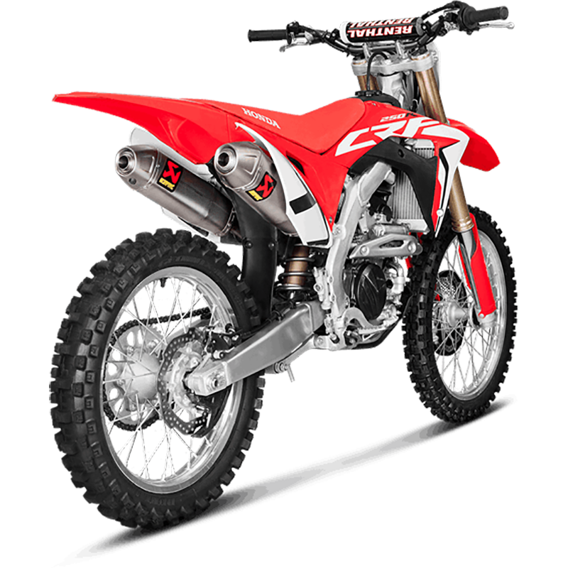 honda dual exhaust dirt bike