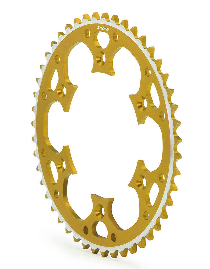 Talon Yamaha YZ/YZF/WRF Gold Alloy Rear Sprocket 51 Tooth at MXstore