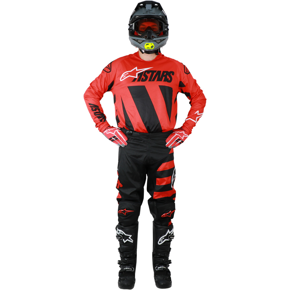 NEW Alpinestars 2019 MX Gear Racer Braap Black Red Adult Motocross ...