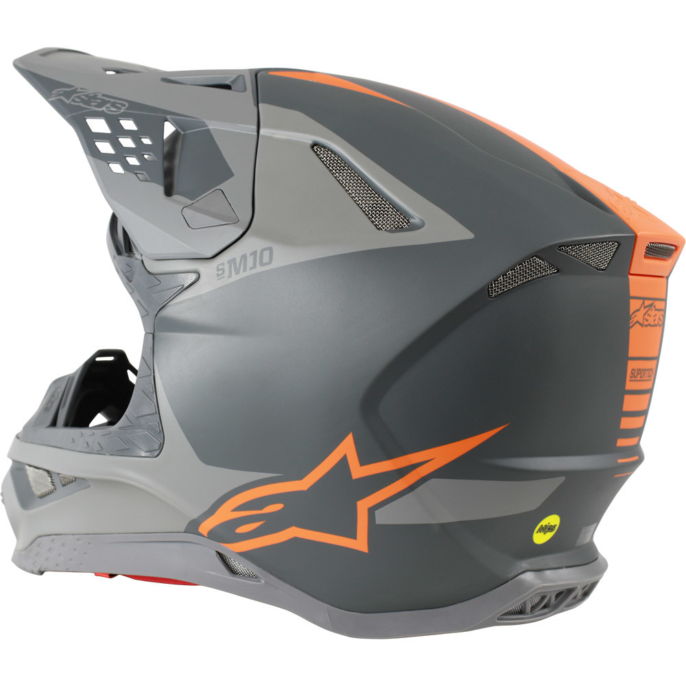 orange mx helmet