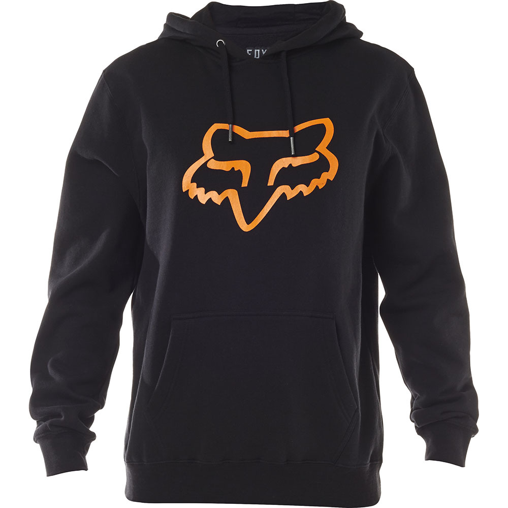 Fox Racing NEW Mx Legacy Foxhead Black Orange Pullover Fleece Winter ...
