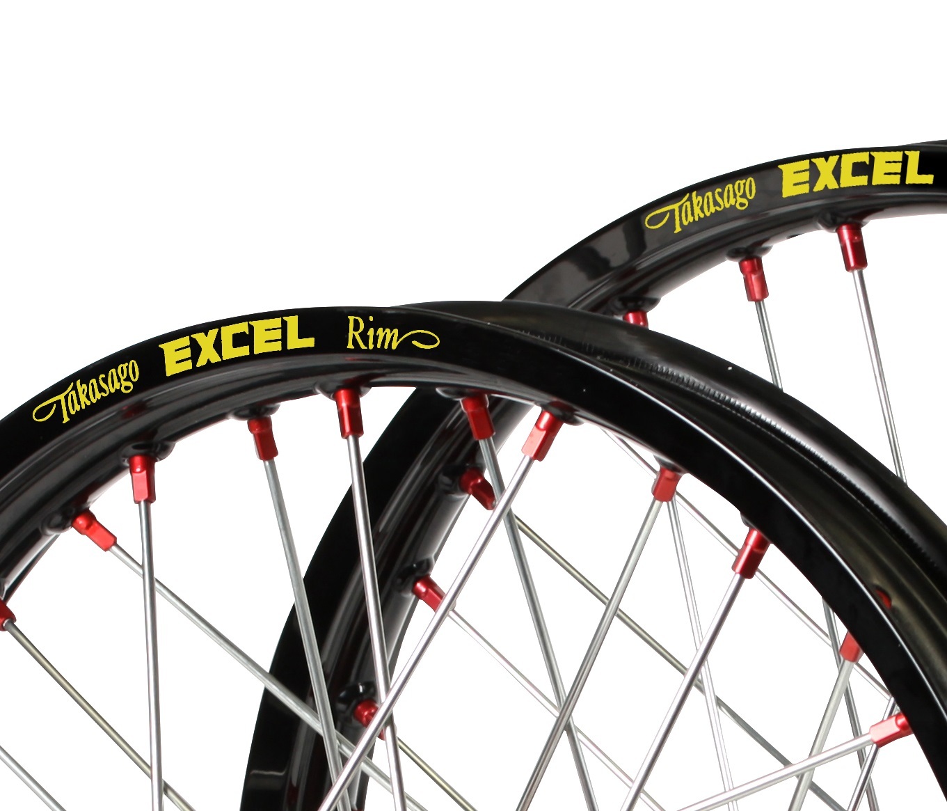 Excel Honda CRF 250 14-17 450 13-17 Black/Red Takasago Wheel Set at MXstore