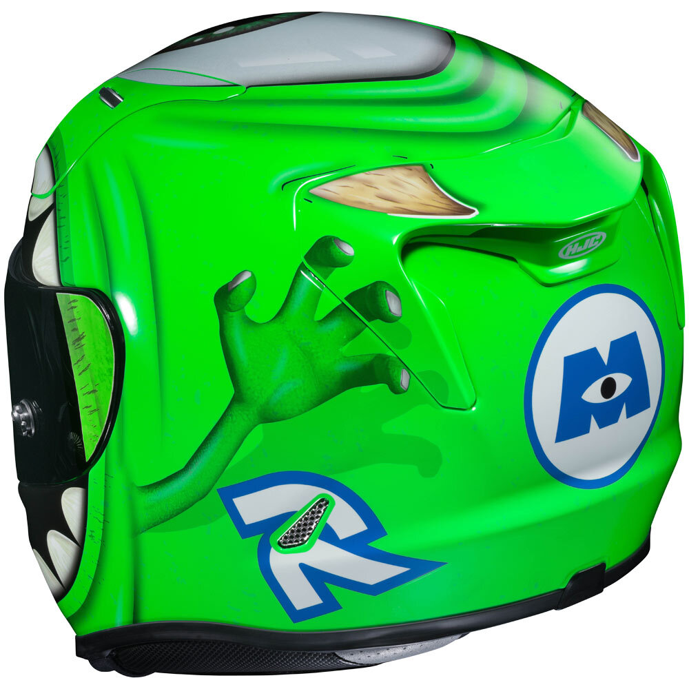 NEW HJC MX RPHA-11 Mike Wazowski MC-4 Motorcycle Adventure Road Helmet L | eBay