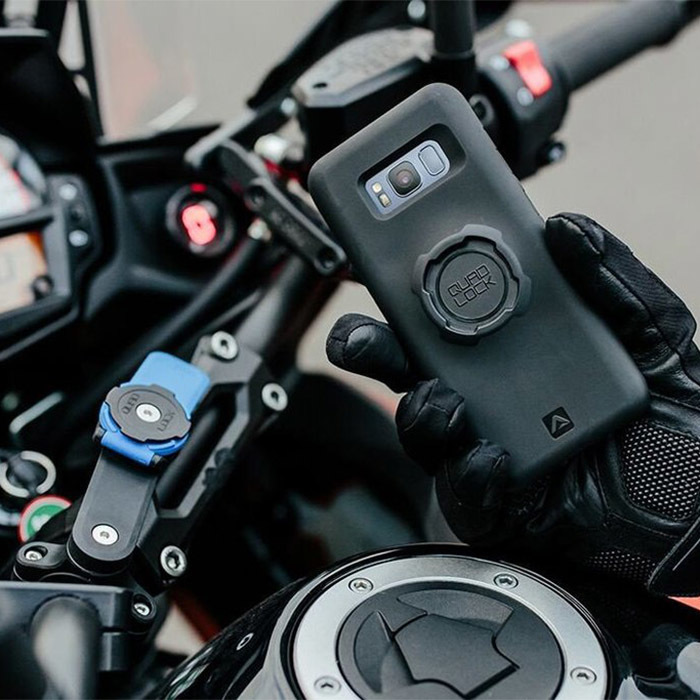 Quad Lock NEW Motorcycle Handlebar Mount Smart Phone Universal Mount