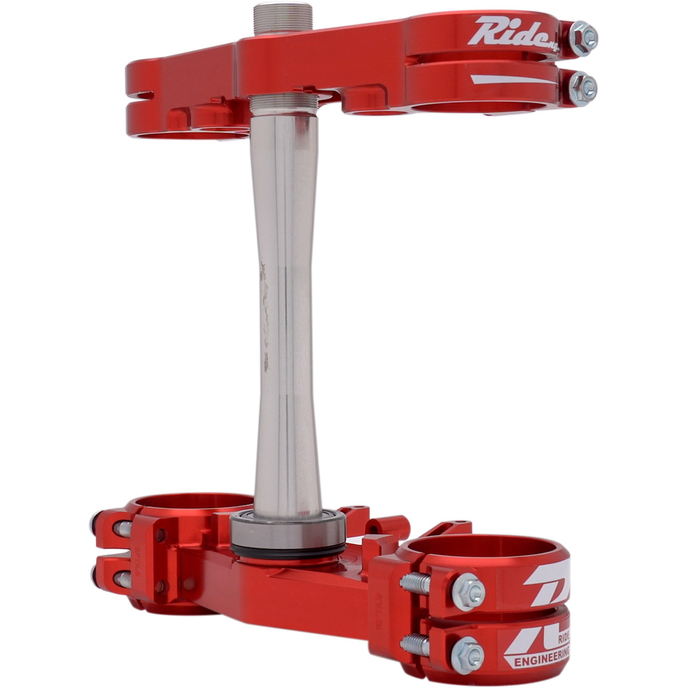 Ride Engineering Honda CRF250-450R 21-24 22mm Offset Red Billet