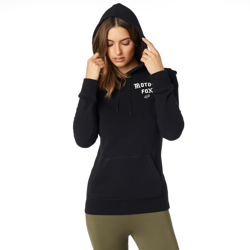 black pullover hoodie womens