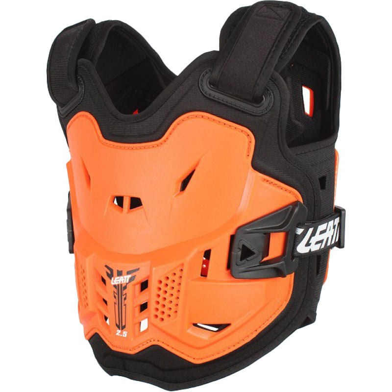 Leatt NEW Youth Mx 2.5 Orange Chest Protector Guard Motocross Kids Body ...