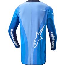 Alpinestars 2024 Techstar Pneuma Dark Navy/Light Blue Gear Set At MXstore