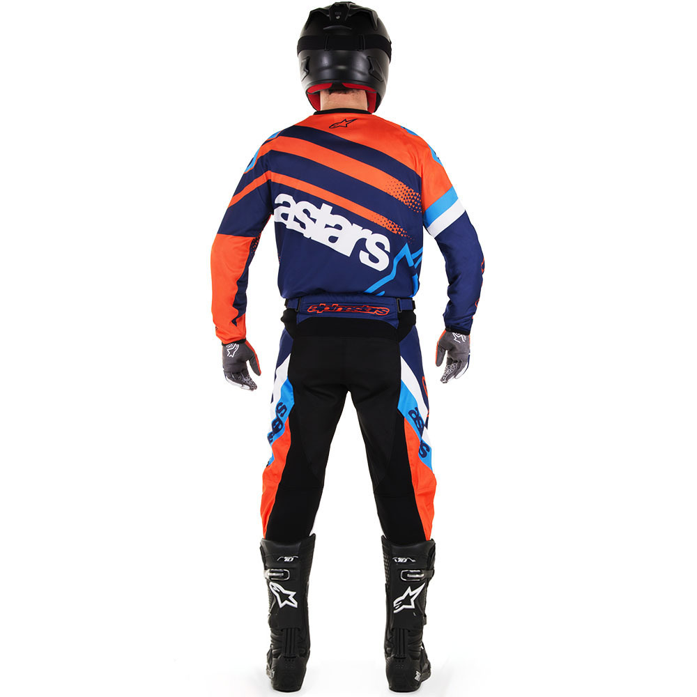 Download Alpinestars NEW Mx 2018 Racer Supermatic Navy Orange Adults Motocross Gear Set | eBay