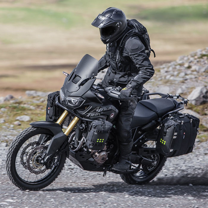 adventure motorcycle tail bag