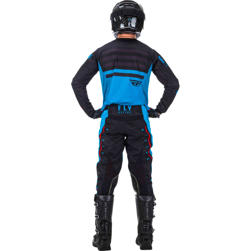 black dirt bike gear