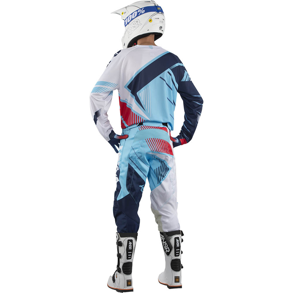 Answer Mx NEW Elite Blue Red White Dirt Bike ANSR Motocross Pants | eBay