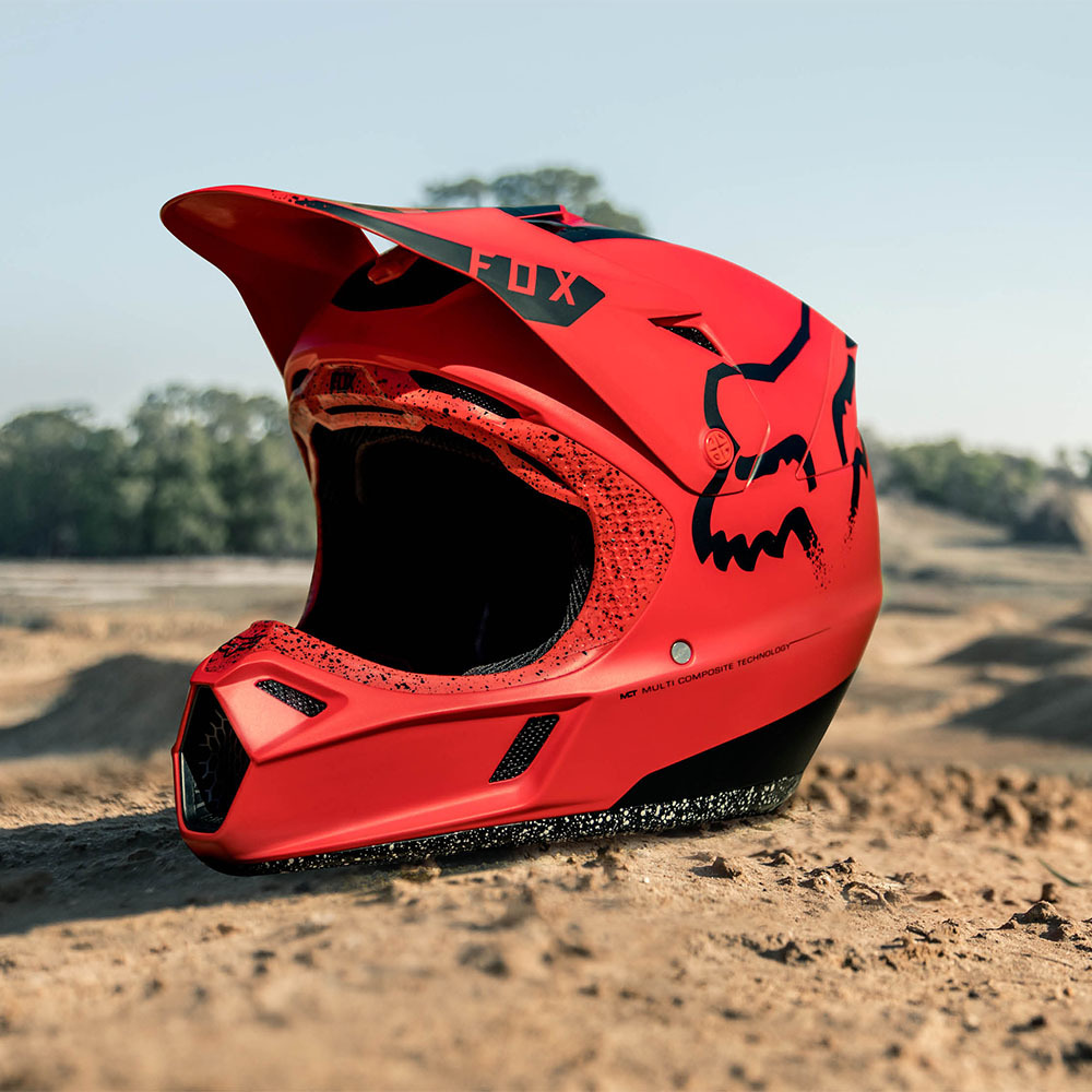 red fox dirt bike helmet