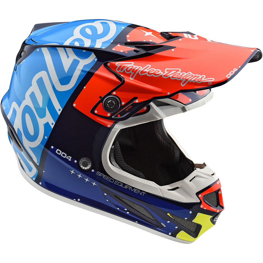 NEW Troy Lee Designs 2018 Mx SE4 Composite Factory Navy TLD Motocross