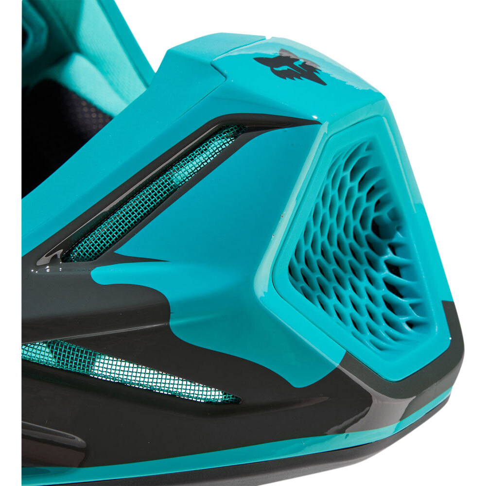 Fox 2024 V3 Revise Teal Helmet At MXstore   FO31366176 C 