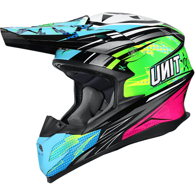 M2R X4.5 Unit Evolution PC-2 Blue Helmet at MXstore