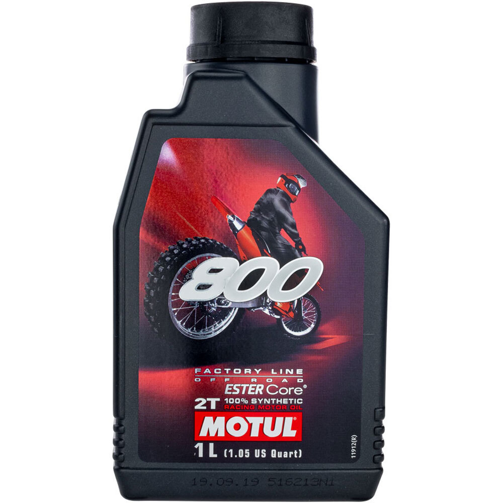 Motul 800 2T Factory Line Off Road 1L Pre Mix Oil at MXstore