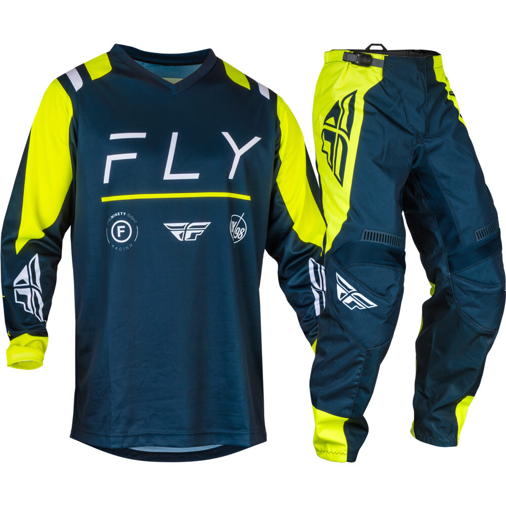 Fly Racing 2024 F-16 Navy/Hi-Vis Jersey at MXstore