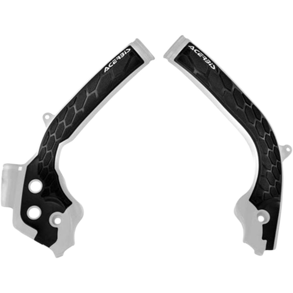 Acerbis KTM/Husqvarna 1619 XGrip White/Black Frame Guards at MXstore