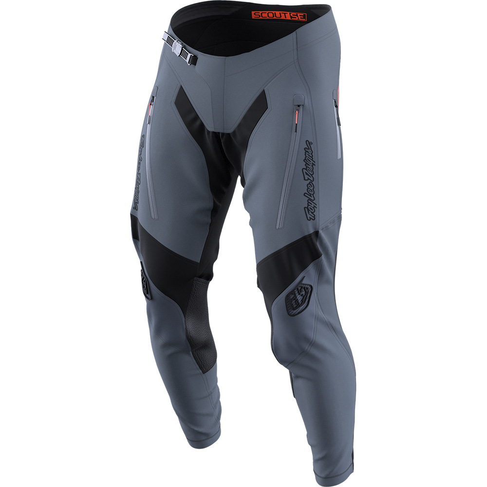 Troy Lee Designs 2024 Scout SE Solid Grey/Black Pants at MXstore