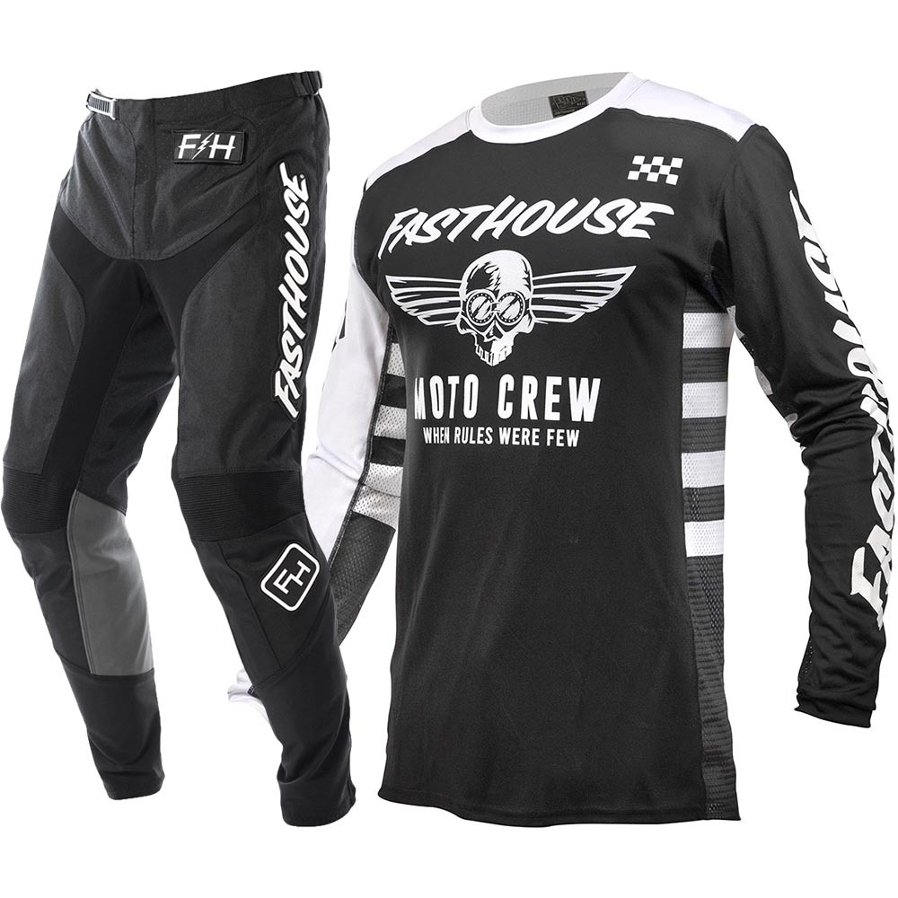 Fasthouse USA Grindhouse Factor Jersey - White/Black S