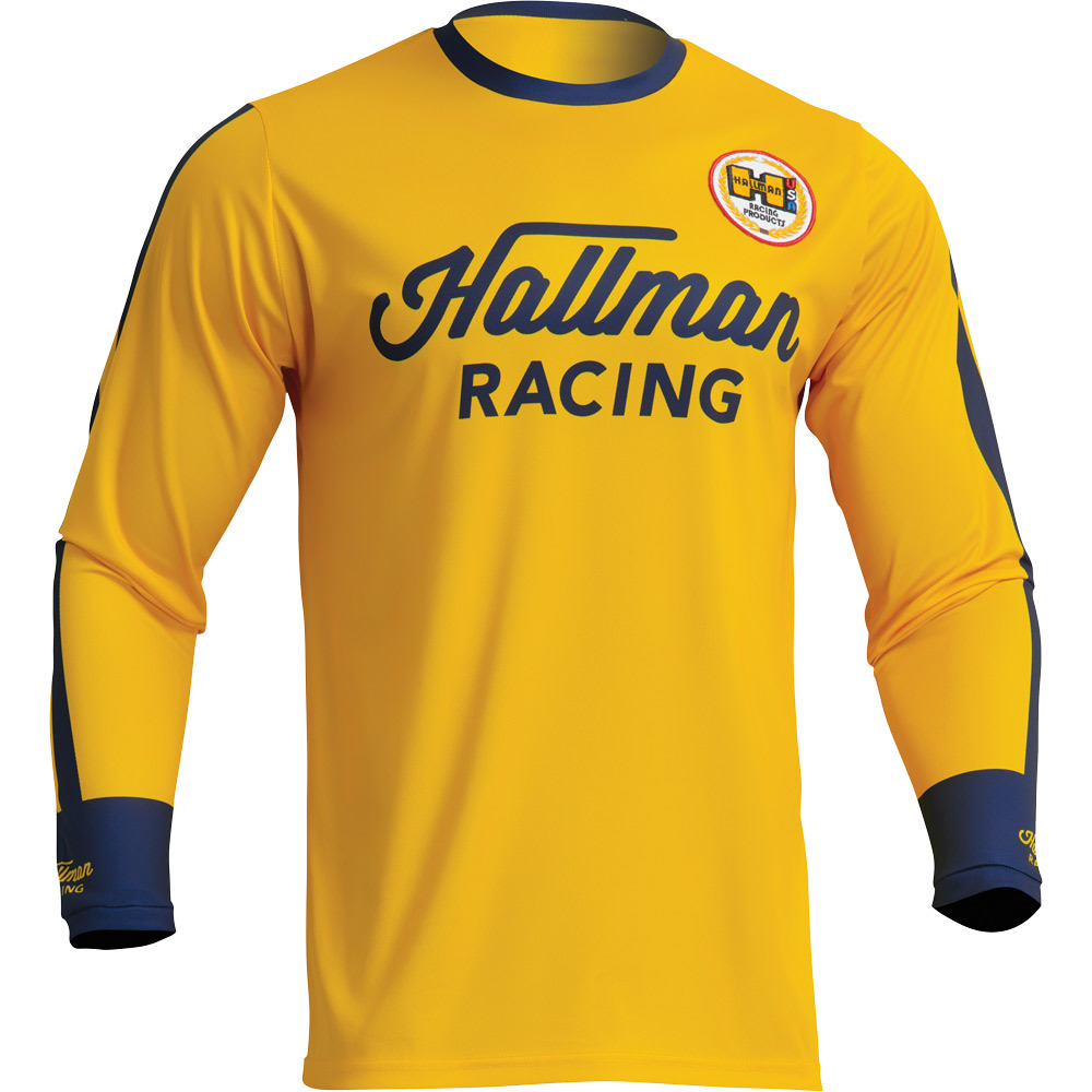 Thor 2024 Hallman Differ Roost Yellow/Navy Gear Set at MXstore