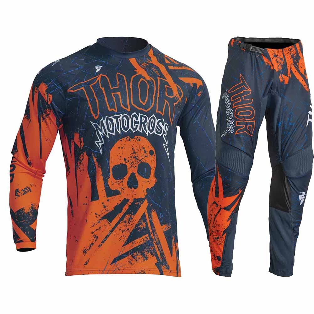 Thor Youth Sector Gnar Jersey Medium Midnight/Orange