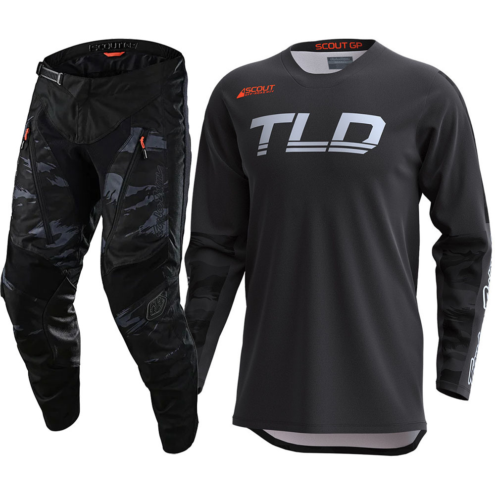 Troy Lee Designs Scout GP Jersey Recon Camo Black M