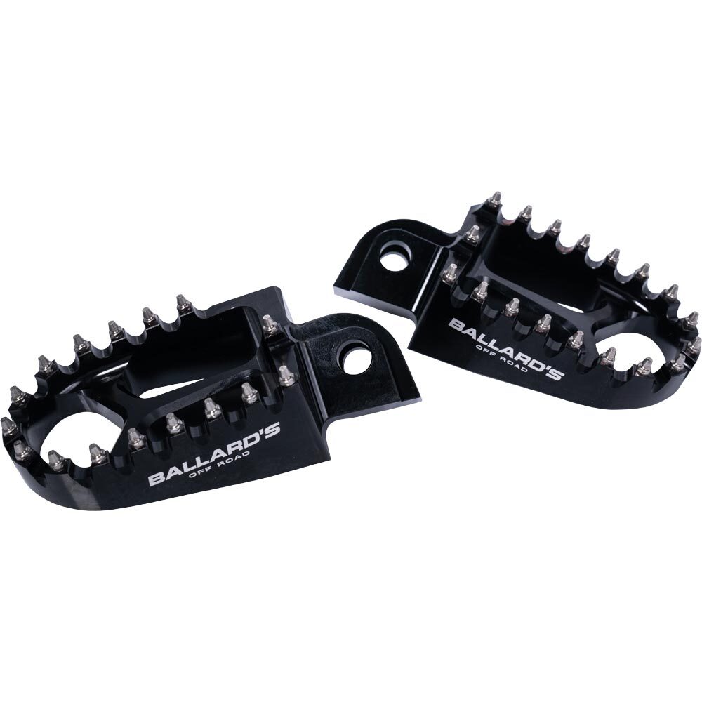 Ballards Kawasaki KX250F 450F Black Billet Alloy Foot Pegs at MXstore