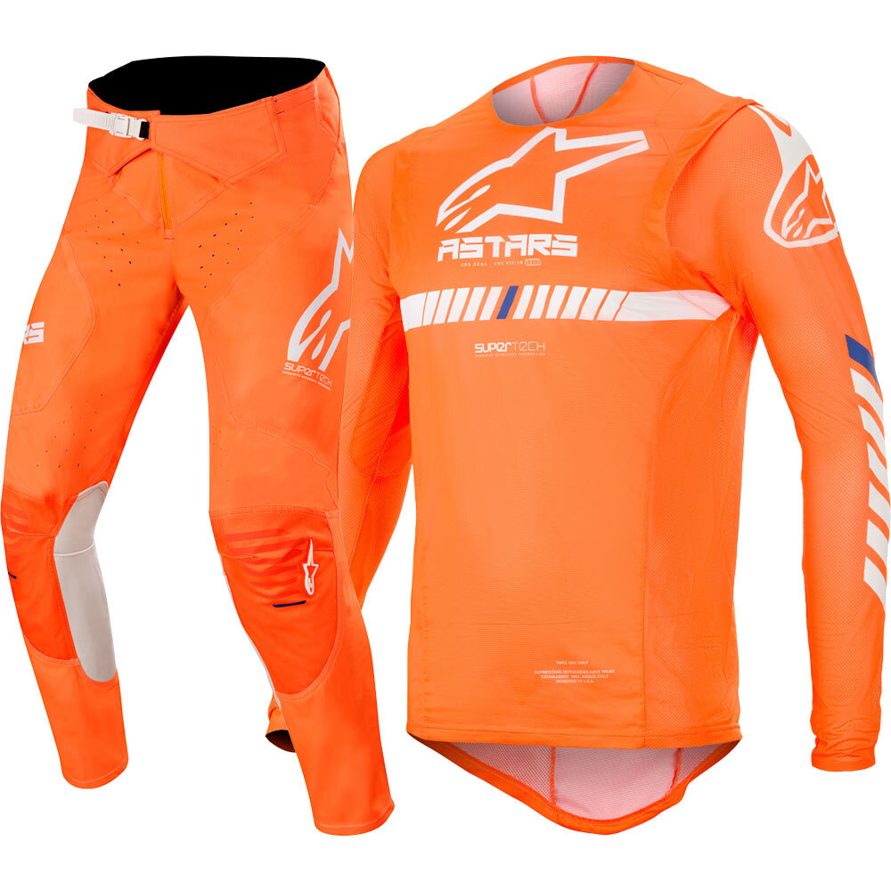 Download NEW Alpinestars MX 2020 Supertech Fluro Orange Jersey ...