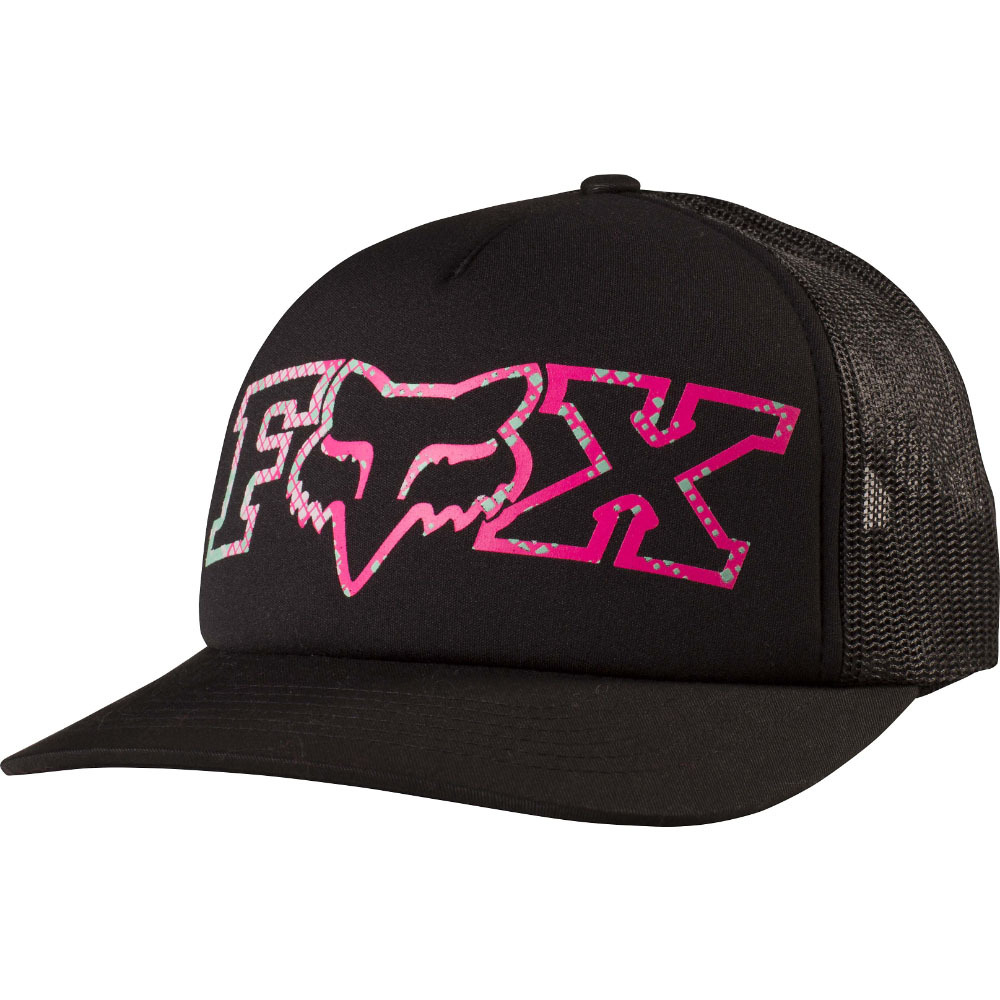 NEW Fox Racing MX Ladies Rager Motocross Hat Black Womens Snapback ...