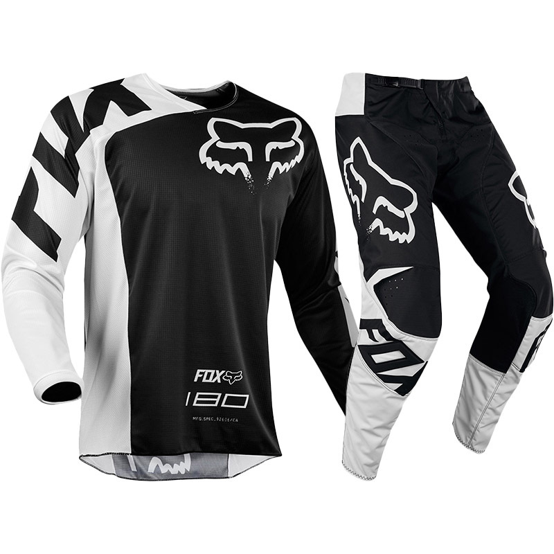 Fox Racing NEW Mx 2018 180 Race Black White Adults Motocross Dirt Bike ...