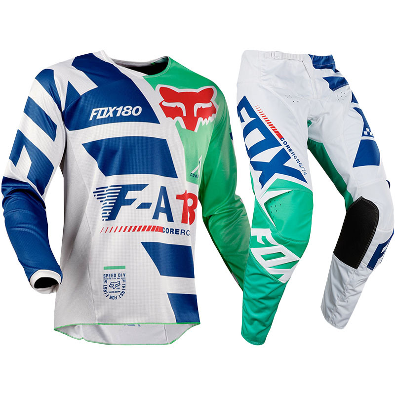 Fox Racing NEW Mx 2018 180 Sayak Green Blue White Motocross Dirt Bike ...