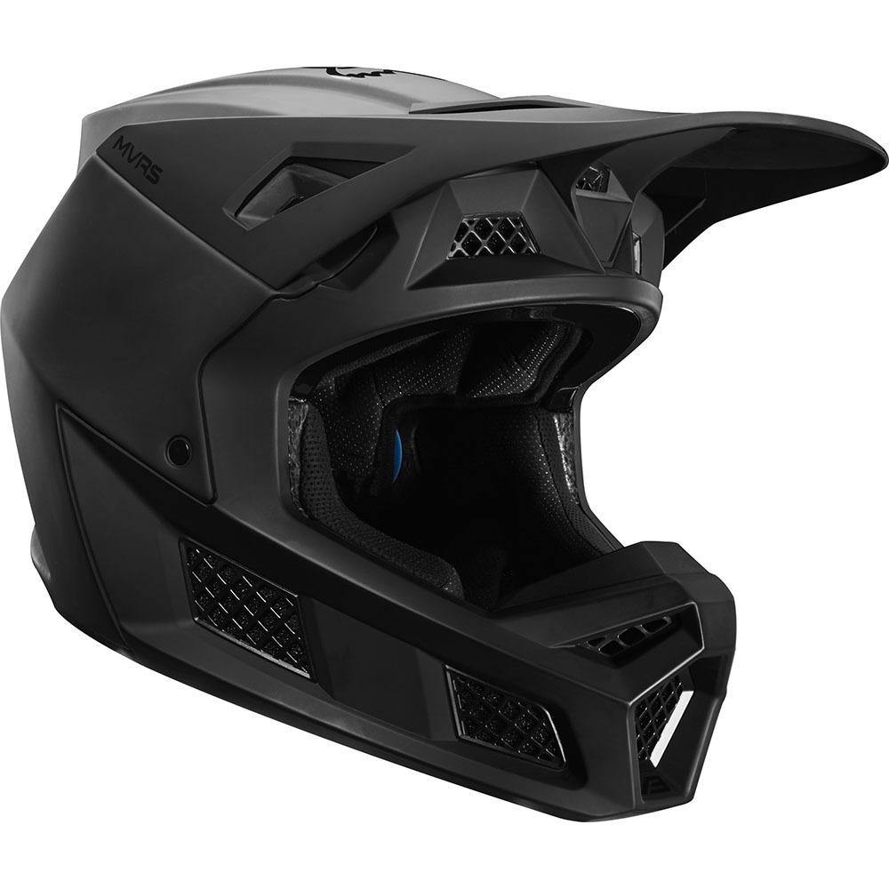 matte black dirt bike helmet