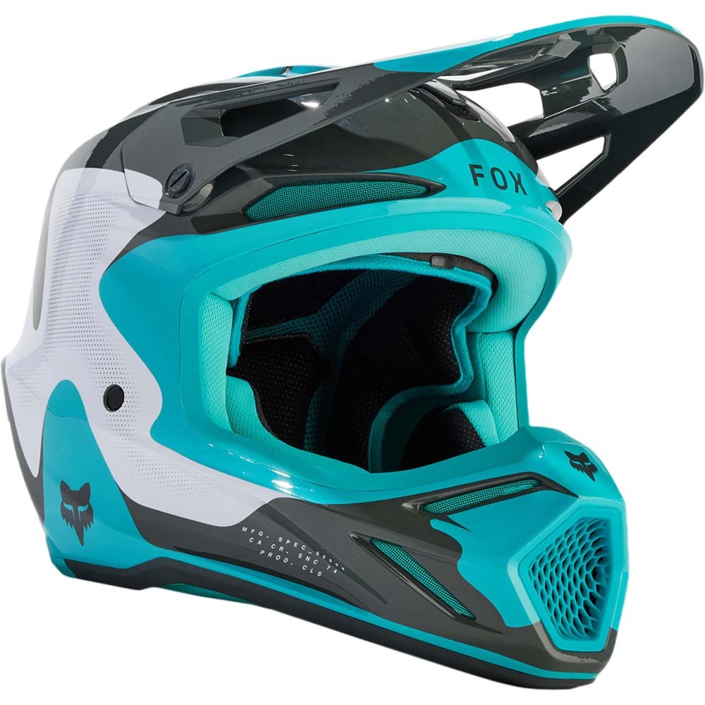 Fox teal helmet sale