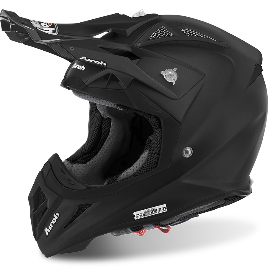 Airoh 2019 Aviator 2.2 Solid Matte Black Helmet at MXstore