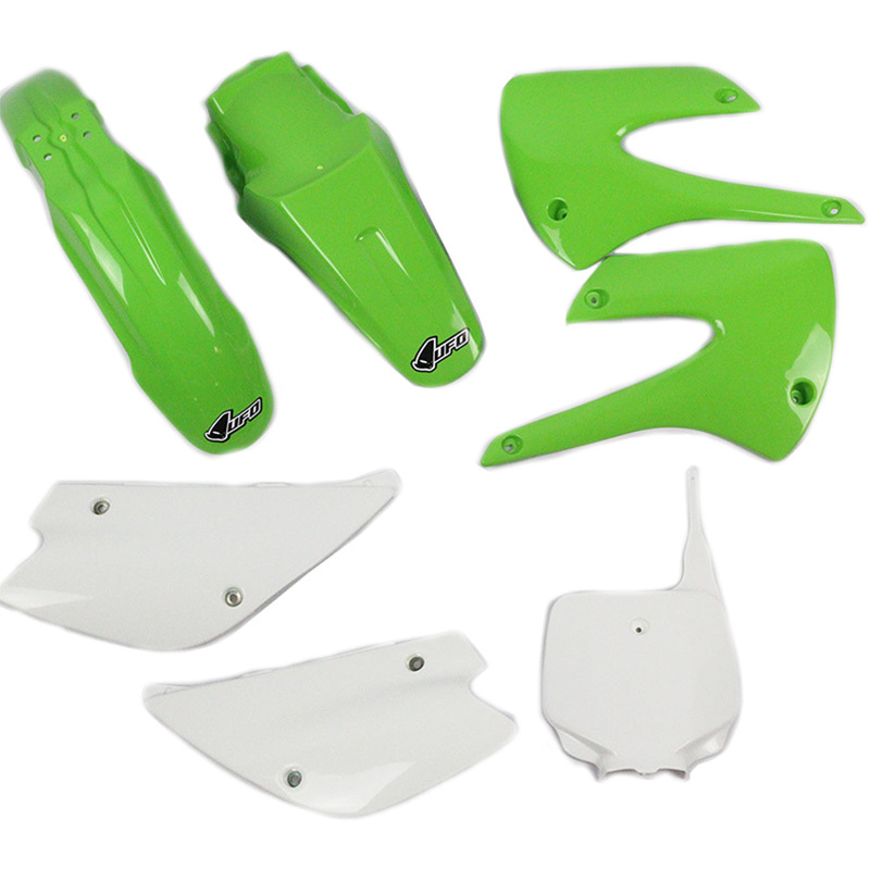 NEW UFO Mx Kawasaki KX85 2001-2009 2011-12 Green White OEM Restyle ...