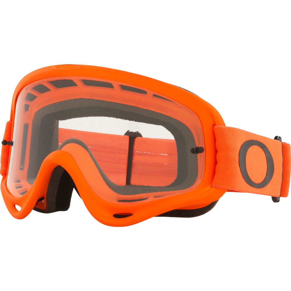 Oakley O-Frame Sand Moto Orange Clear Goggles at MXstore